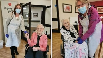 Care home indoor visits in Runcorn bring tears of joy